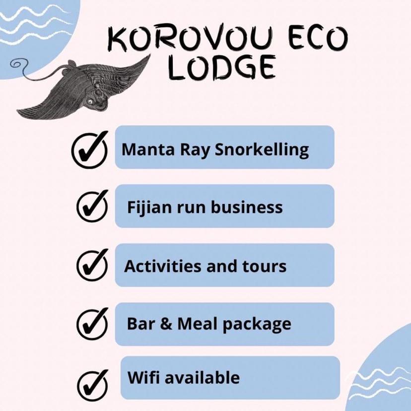 Korovou Eco Lodge Naviti Island Экстерьер фото